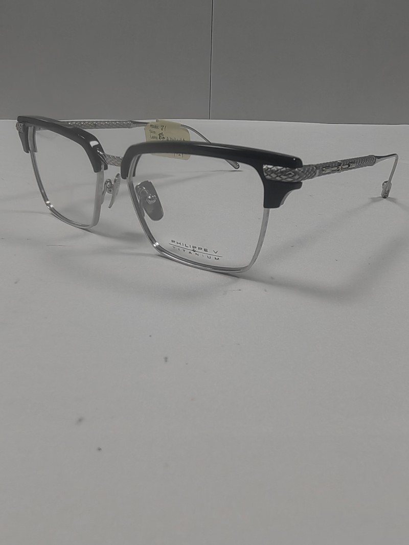 Titanium metal and rubber plate mixed mirror frame